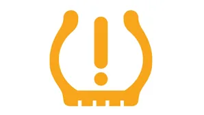 Tyre pressure warning light symbol