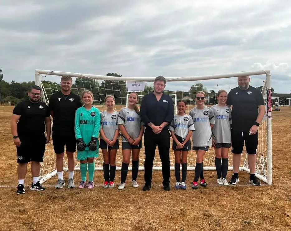 DCM Autocentres Proudly Sponsors Pimperne United Youth Girls Club